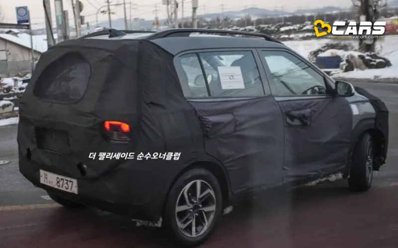 Hyundai grand i10 based small suv spied again