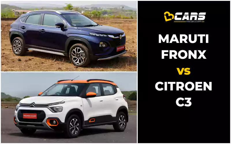 Maruti Fronx vs Citroen C3