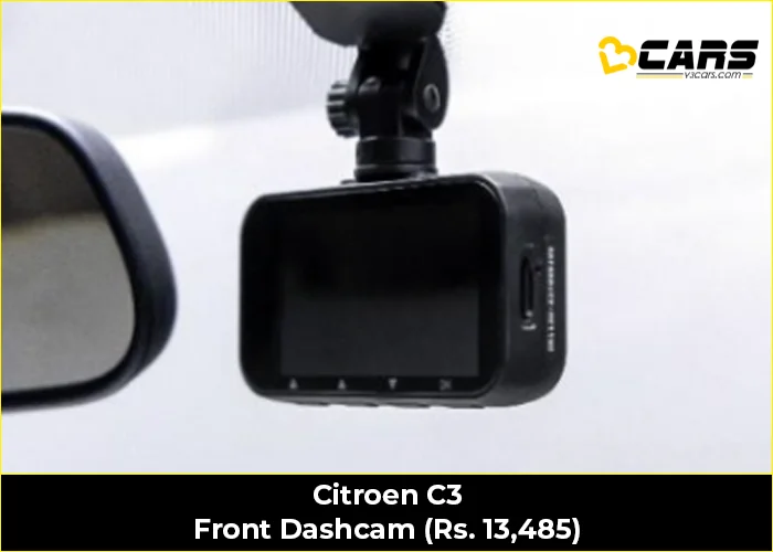 Citroen C3 Front Dashcam (Rs. 13,485)