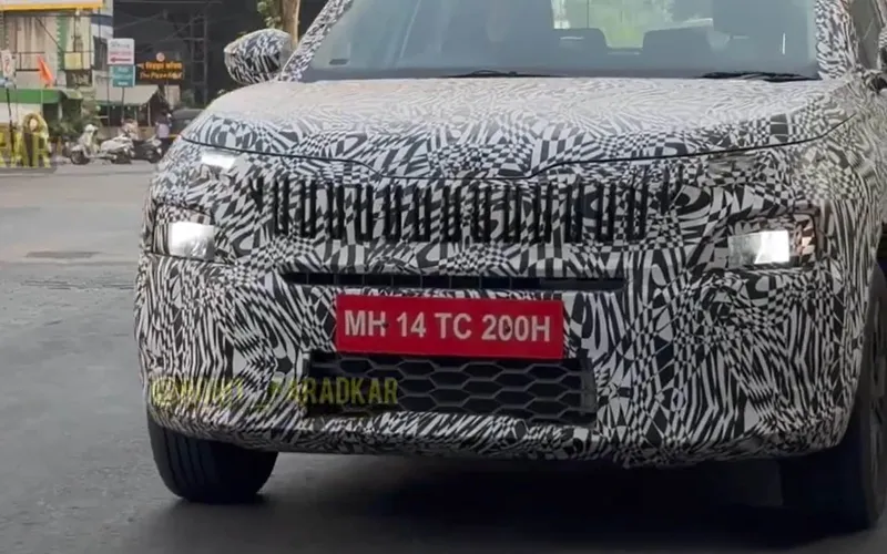Upcoming skoda sub 4 metre suv spied brezza nexon sonet venue rival