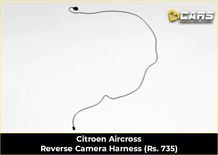 Citroen Aircross Reverse Camera Harness (Rs. 735)