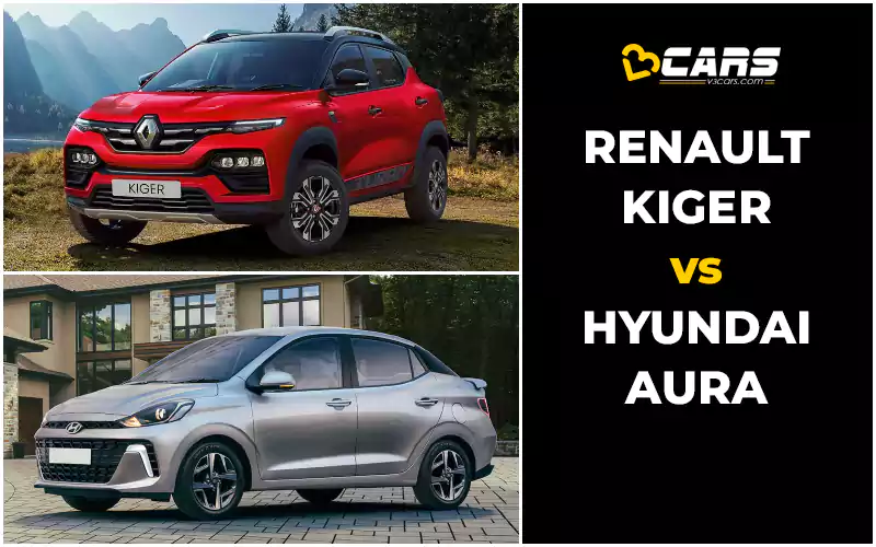 Renault Kiger Vs Hyundai Aura