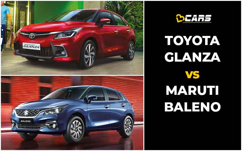 2022 Toyota Glanza vs Maruti Suzuki Baleno