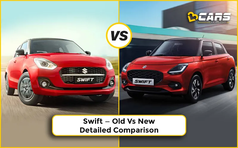 New 2024 Maruti Suzuki Swift — Old Vs New