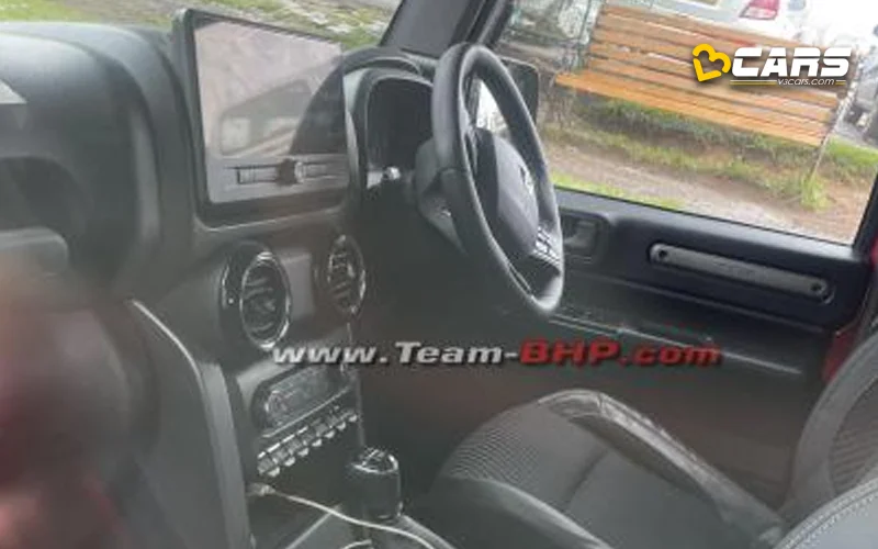 Mahindra thar 3 door facelift spied ahead of launch