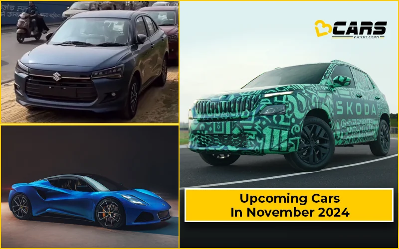 Upcoming Cars In November 2024