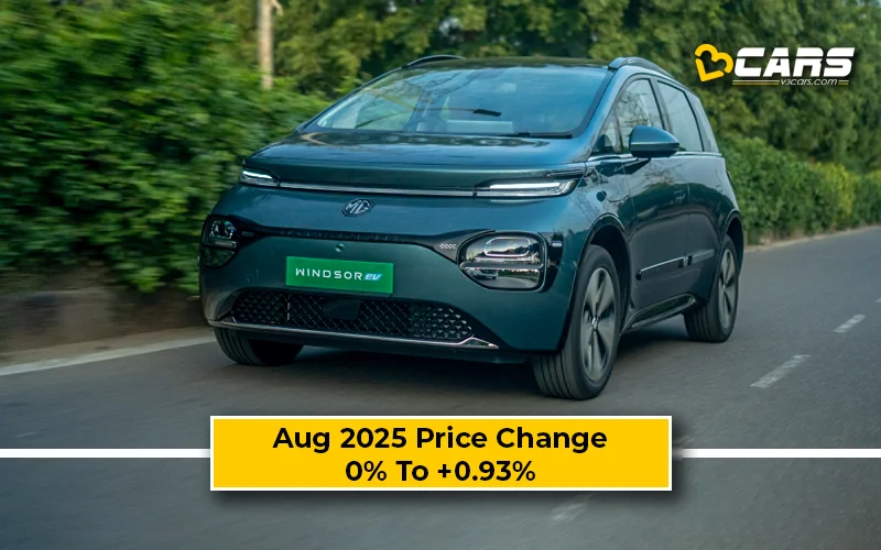 August 2025: MG Windsor Price Change — Another Price Hike