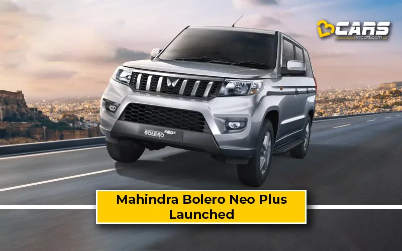 Mahindra Bolero Neo Plus Launched In 2 Variants – Prices Inside