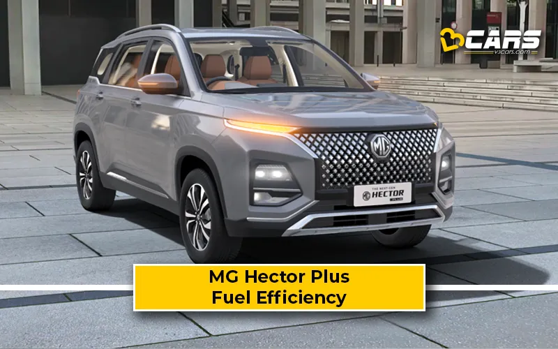 MG Hector Plus MT, CVT, Diesel MT Claimed Fuel Efficiency Revealed