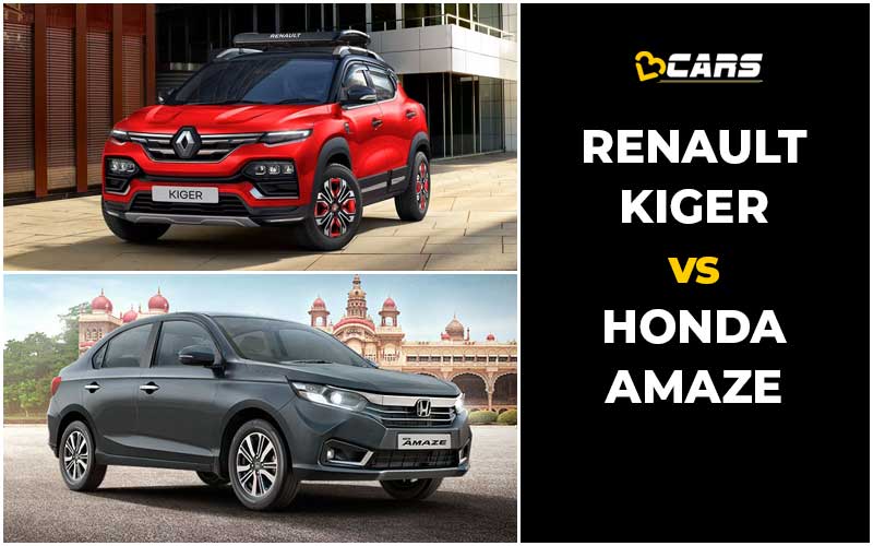 Renault Kiger Vs Honda Amaze