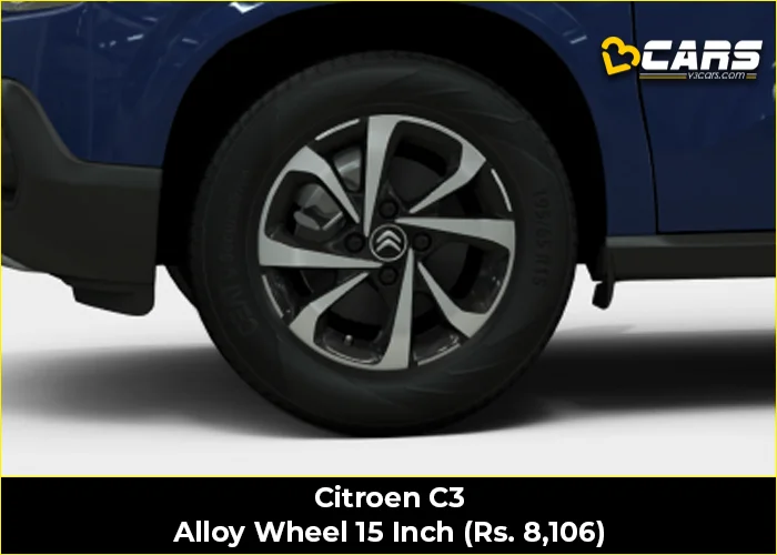 Citroen C3 Alloy Wheel 15 Inch (Rs. 8,106)