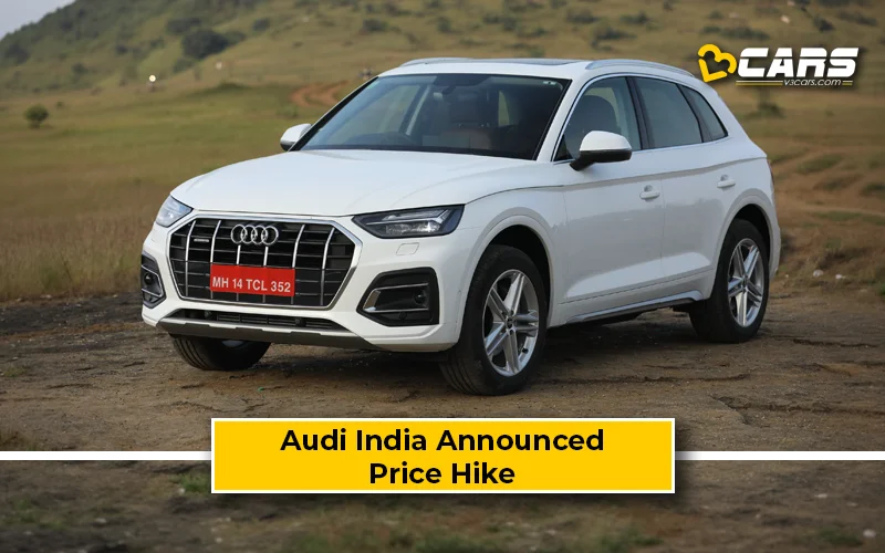 Audi India Announced Price Increase Of Up To 2%