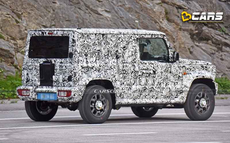 India bound suzuki jimny 5 door spied
