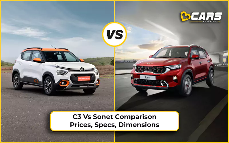 Citroen C3 Vs Kia Sonet