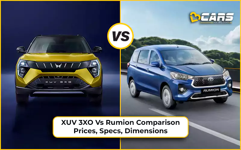 XUV 3XO Vs Rumion