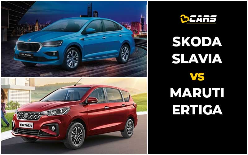Skoda Slavia Vs Maruti Arena Ertiga