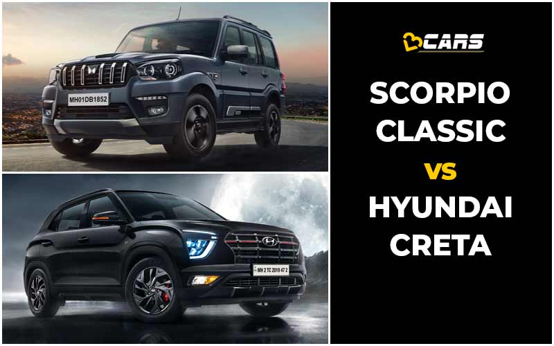 Mahindra Scorpio Classic Vs Hyundai Creta Price, Engine Specs, Dimensions Comparison