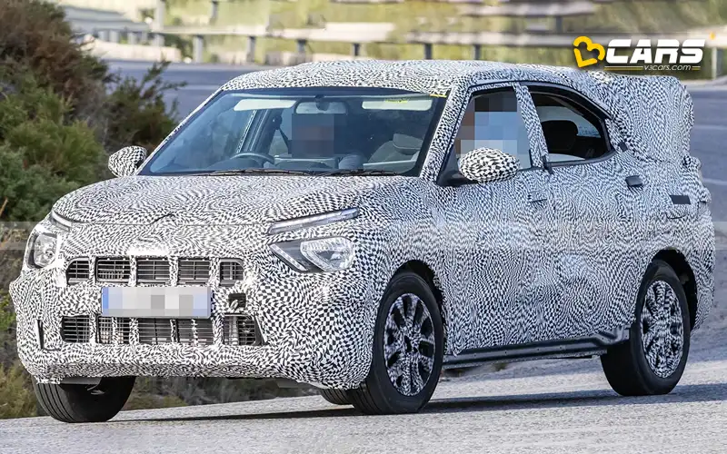 Citroen c3x sedan crossover spotted on test