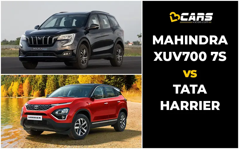 XUV700 7S vs Harrier