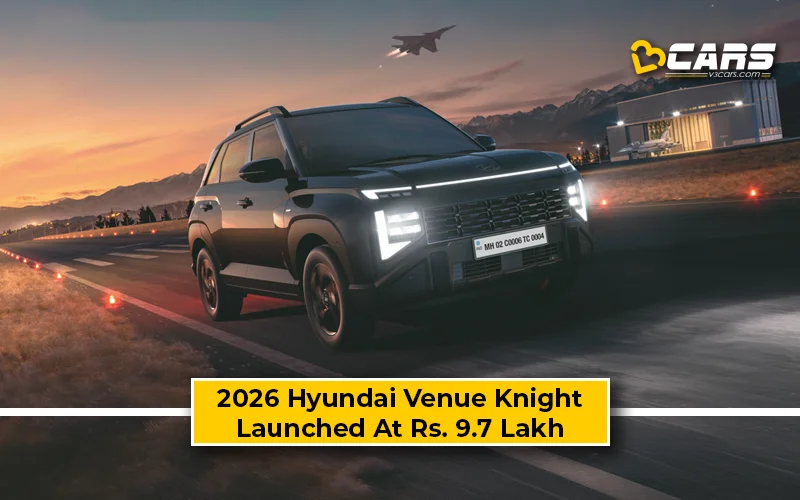 2026 Hyundai Venue Knight Edition Launched; Select Variants Get Dashcam