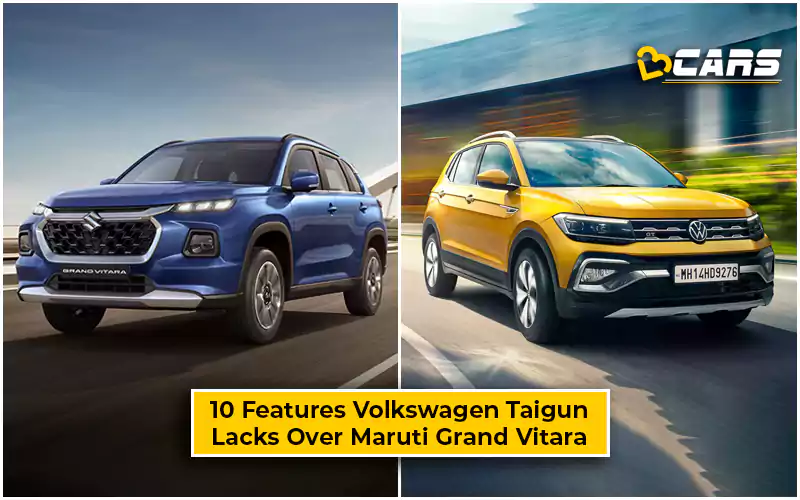 10 Features Maruti Suzuki Grand Vitara Gets But Volkswagen Taigun Doesn’t