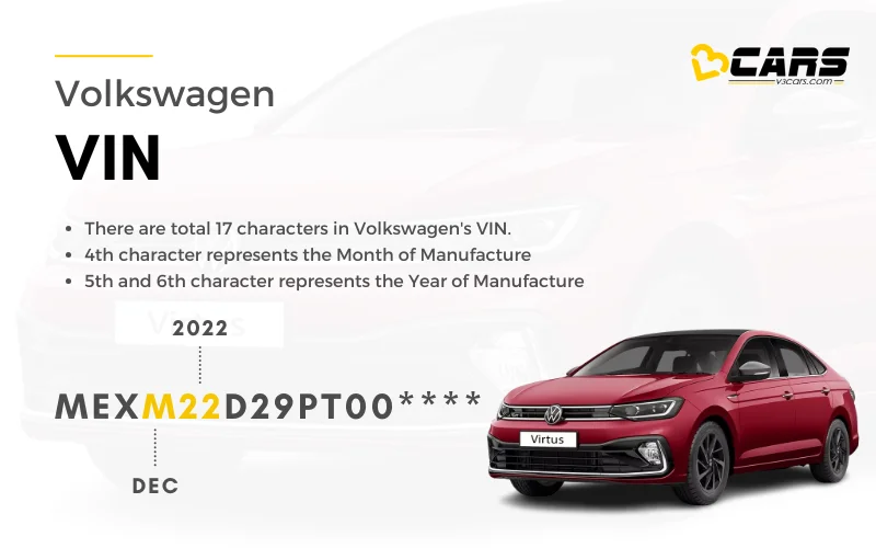 How to find volkswagen vehicle manufacturing date with vin number