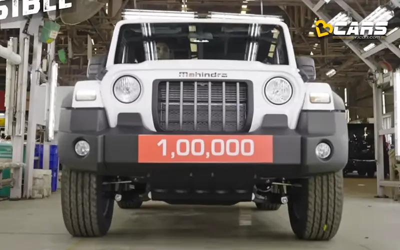 Mahindra thar completes 1 lakh sales