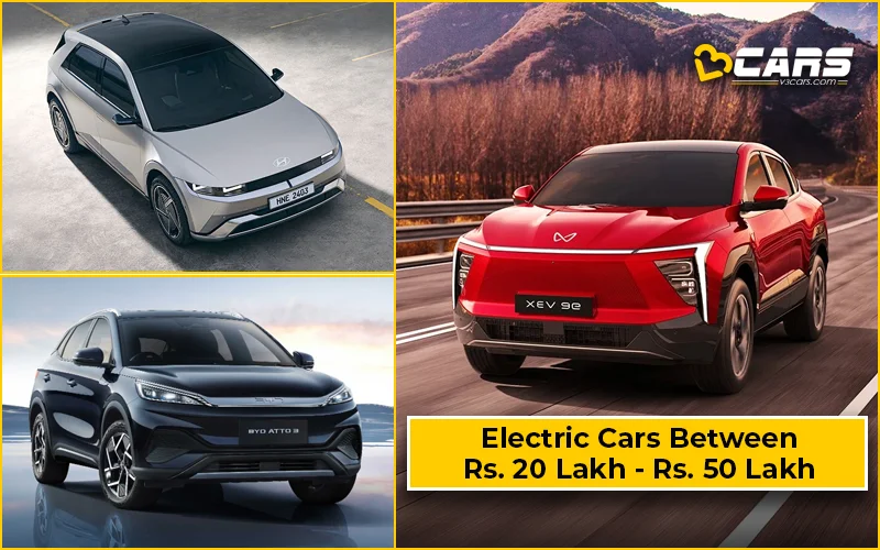 Best EVs Between Rs. 20 Lakh - Rs. 50 Lakh You Can Buy In India – Car Guide