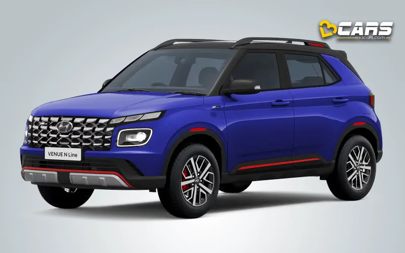 Hyundai Venue Thunder Blue Dual Tone