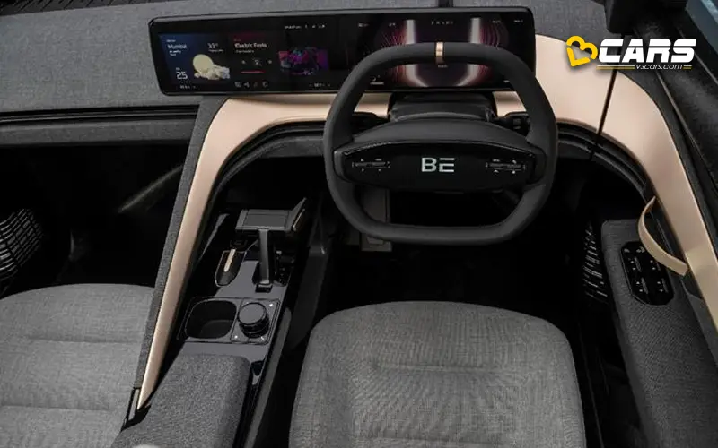 Mahindra be 05 electric suv interior officially teased