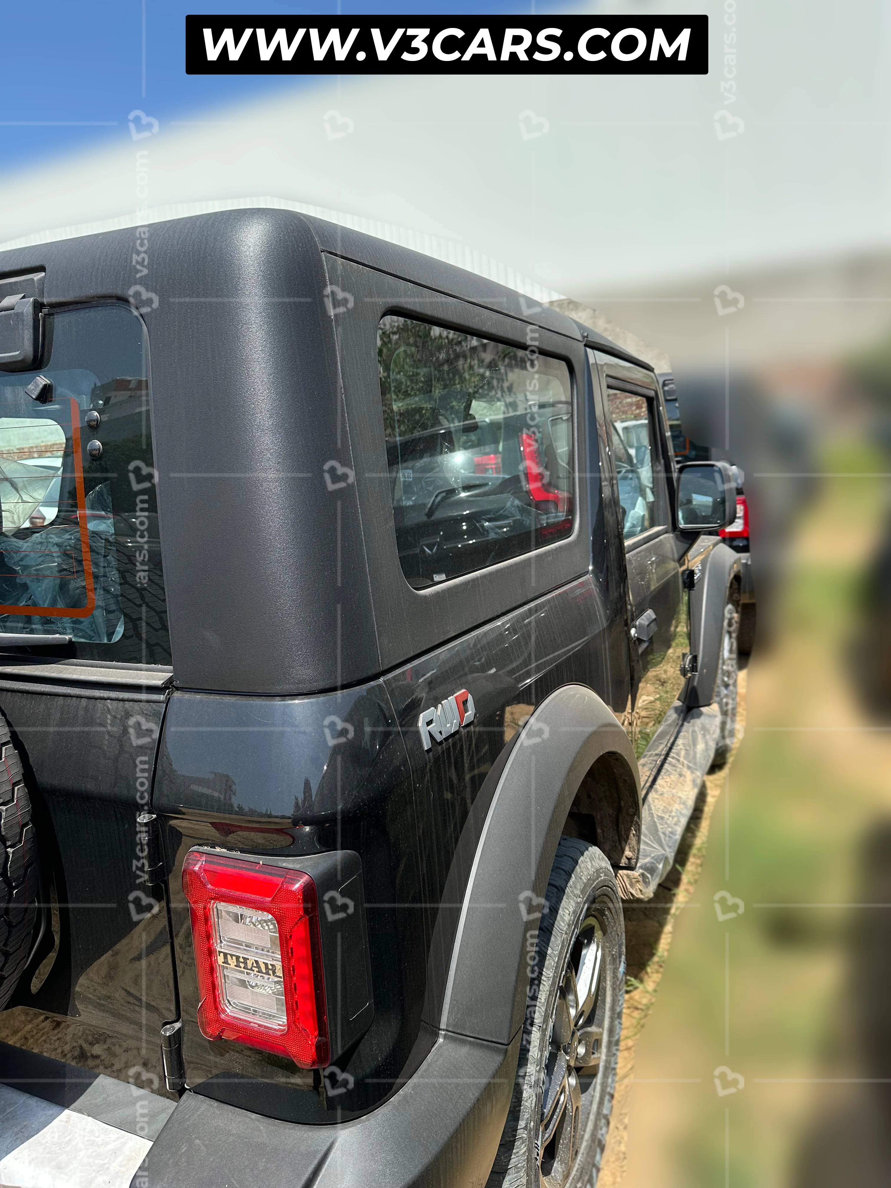 Mahindra thar 2025 facelift images spotted