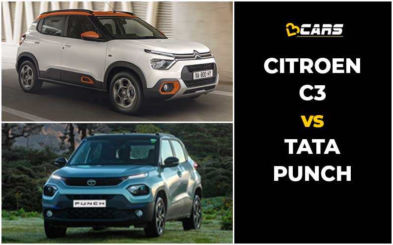 Citroen C3 vs Tata Punch