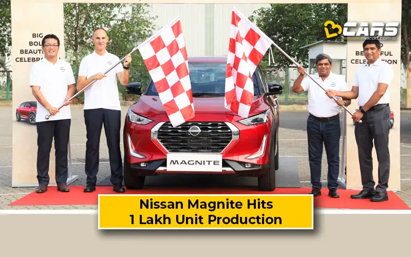 Nissan Magnite Crosses 1 Lakh Unit Production Milestone In 3 Years