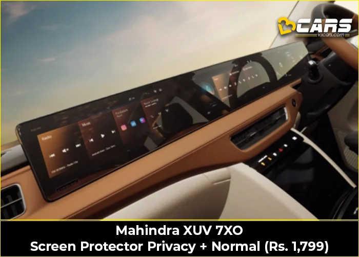 Mahindra XUV 7XO Screen Protector Privacy + Normal (Rs. 1,799)