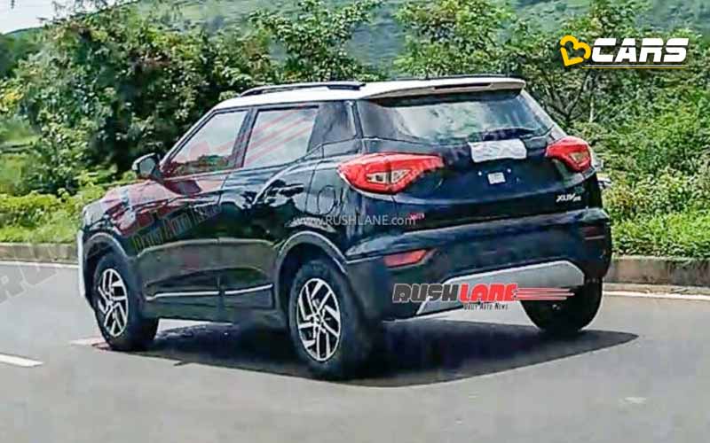 2022 mahindra xuv300 facelift spied
