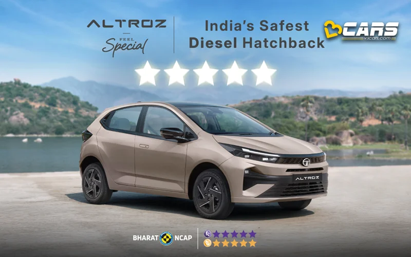 Tata altroz bharat ncap rating 5 star safety across variants