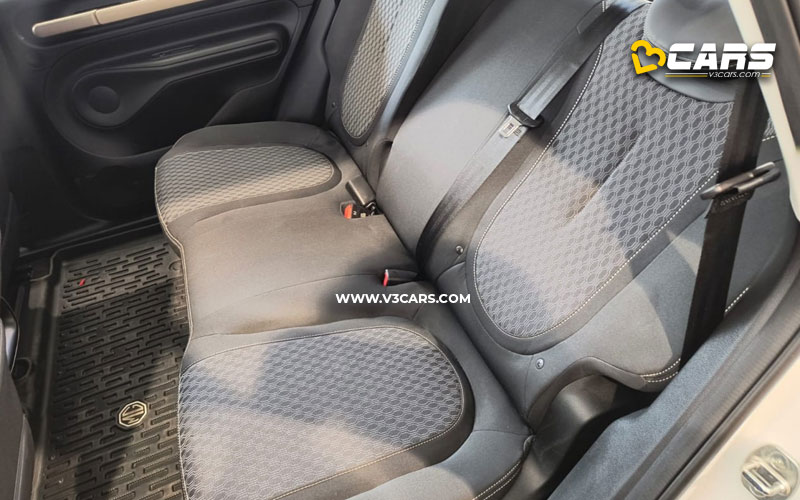 windsor ev base model rear seats design