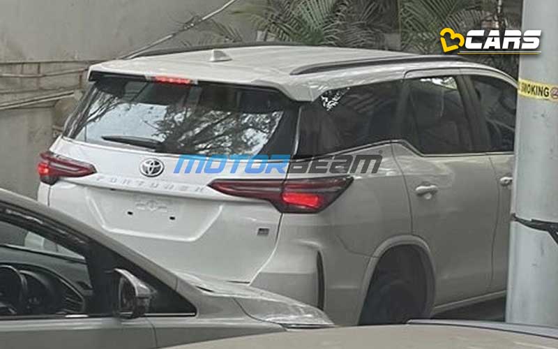Toyota fortuner gr sport spied india launch