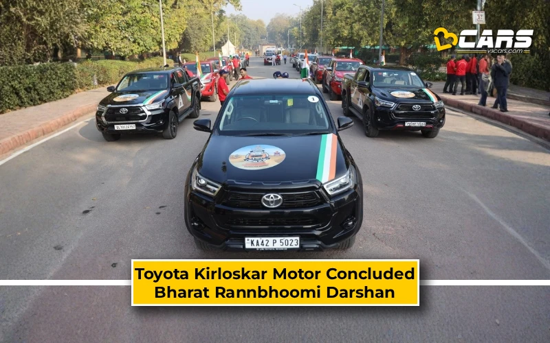 Toyota Kirloskar Motor Concluded Bharat Rannbhoomi Darshan