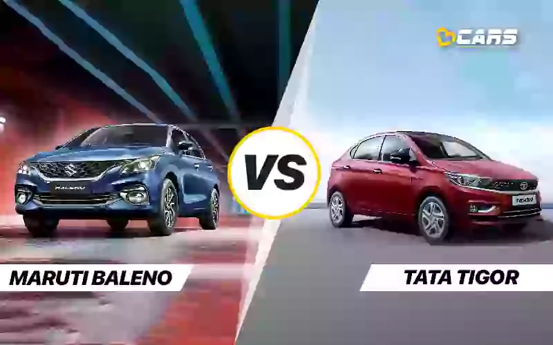 Maruti Suzuki Baleno Vs Tata Tigor