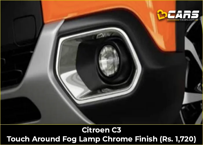 Citroen C3 Touch Around Fog Lamp Chrome Finish (Rs. 1,720)