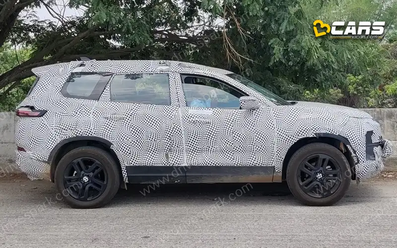 2023 tata safari facelift new headlight design