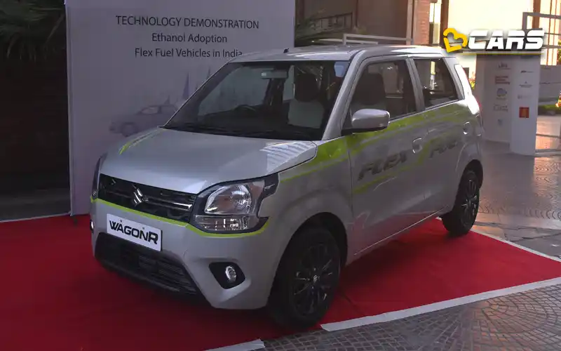 Maruti suzuki wagon r flex fuel prototype showcased