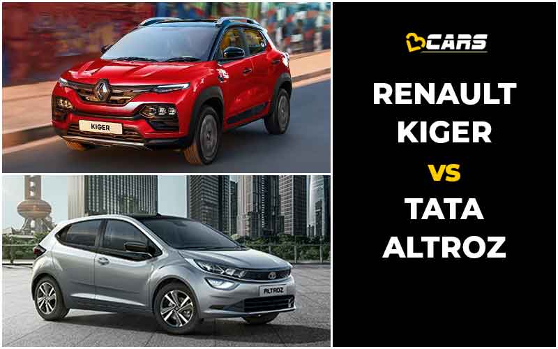 Renault Kiger vs Tata Altroz