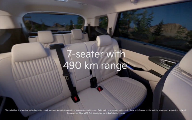 Kia Carens Clavis EV Range