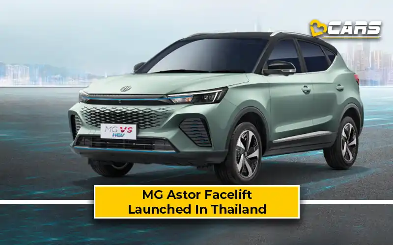 MG Astor Facelift Launched In Thailand — India Launch In Early 2023