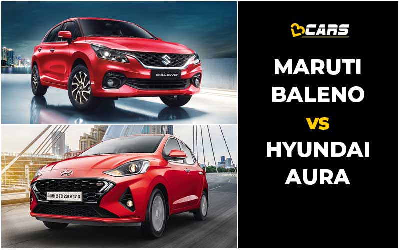 Maruti Baleno vs Hyundai Aura