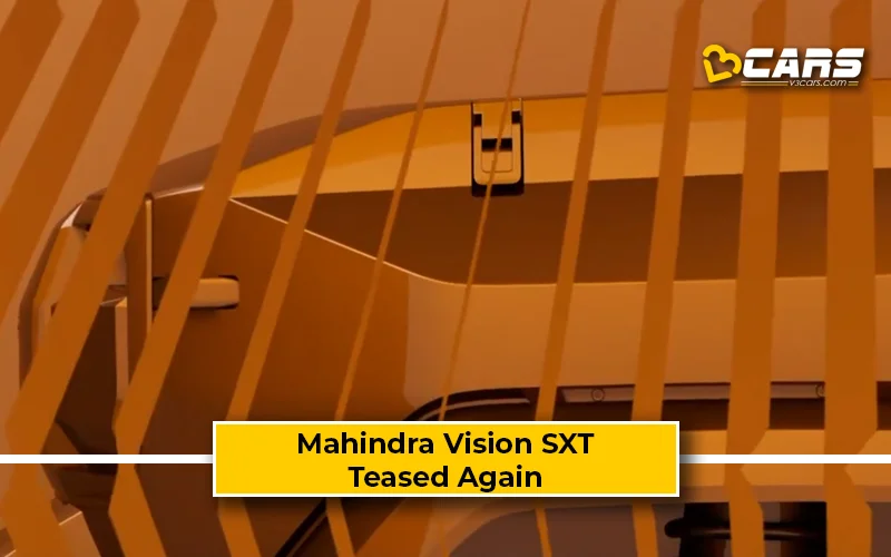 Mahindra Tease Vision SXT Again; Hints At A Rugged Off-Roader SUV