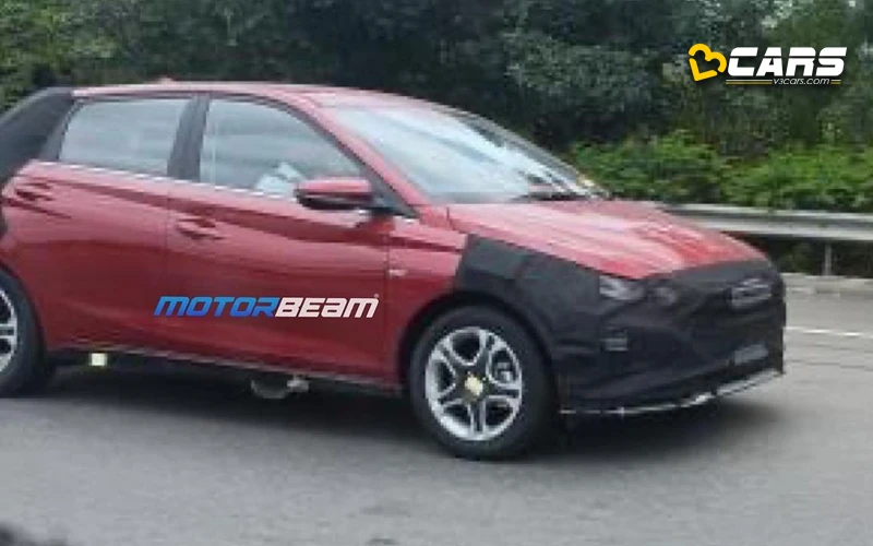 2023 hyundai i20 facelift spotted again