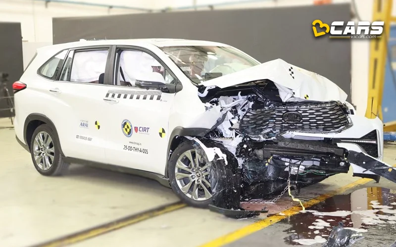 2025 toyota innova hycross scores 5 star rating in bharat ncap tests